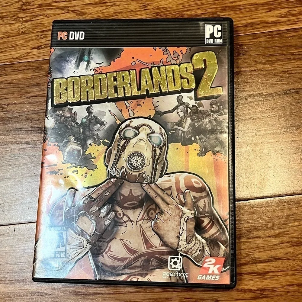 Borderlands 2 DVD disc and case and booklet for PC. Great condition